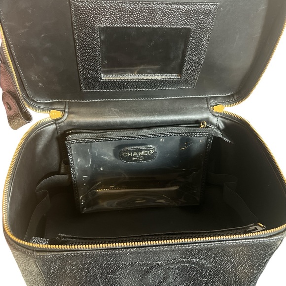 Chanel Large Vanity with Authentic Strap, COA - Picture 11 of 15
